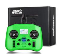 Radiomaster Pocket ELRS Télécommande Émetteur EdgeTX Portable à Cardan Hall avec Lumière LED, Compatible avec Les Drones FPV, Hélicoptères RC, Voitures, Bateaux et Multirotors, Mode 2