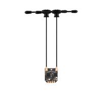 Radiomaster Récepteur ELRS RP4TD-M 2,4 GHz ExpressLRS Nano récepteur avec double antenne UFL T de 79 mm pour drone FPV/Tiny Whoop/avion RC à aile fixe