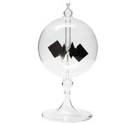Radiomètre de Crookes Transparent 1 Pièce Verre Borosilicaté Noir | Jouet Scientifique Éducatif, Réplica 1873, pour Bureau et Vitrine, Verre Transparent Pointe Métallique