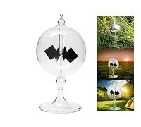 Radiomètre transparent à énergie solaire Crookes - Vannes à énergie solaire - Décoration de bureau - Fait à la main