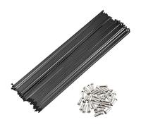 Radios de bicicleta de montaña de acero, 36 Uds., 14G, 261mm