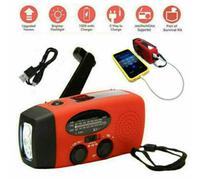 Radios de survie pour les situations d'urgence en extérieur, radios AM/FM/NOAA avec batterie externe de 2000 mAh et plusieurs modes de chargement.