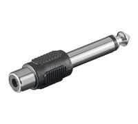 Radiostore Adaptateur de prise avec connecteur RCA vers jack mono 6,35 mm 20 unidades