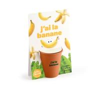 Radis et Capucine - Carte message - J'ai la banane - Bananier