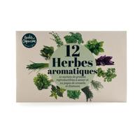 RADIS ET CAPUCINE-Coffret de 12 sachets de graines d’aromates à semer Radis & Capucine