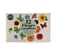RADIS ET CAPUCINE-Coffret de 12 sachets de graines de fleurs à papillons à semer Radis & Capucine
