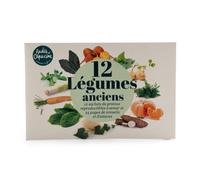 RADIS ET CAPUCINE-Coffret de 12 sachets de graines de légumes anciens à semer Radis & Capucine