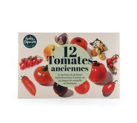 RADIS ET CAPUCINE-Coffret de 12 sachets de graines tomates anciennes à semer Radis & Capucine