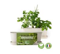 Radis et Capucine – Jardinière en bambou – Aromates bio