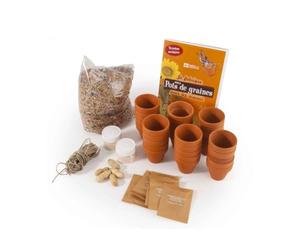 Radis et Capucine - Kit d'activité : Je fabrique mes pots de graines pour les oiseaux