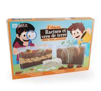 RADIS ET CAPUCINE-Vivarium Kit d’observation Visio nature plastique 30x60x22 cm (A partir de 6 ans)