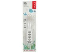 RADIUS Baby Pure Brush Lot de 6 brosses à dents ultra douces pour bébé 6 mois et + Transparent