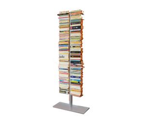 Radius Bibliothèque double Booksbaum - argent - Hauteur 170 cm