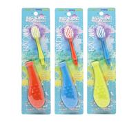 RADIUS Big Kidz Forever Brush Brosse à dents avec tête remplaçable pour enfants de 6 ans et plus, sans BPA, ADA acceptée pour la croissance des dents et des gencives - Droitier et gaucher, extra douce