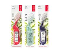 Radius Brosse à dents flexible pour droitier | Sans BPA et accepté ADA | Conçue pour améliorer la santé des gencives et réduire le risque de maladie des gencives (lot de 3)