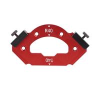 Radius chanfrein Modèle R40 T40 Corner de coin de l'angle de conduite Angle de coupe du gabarit pour les projets de travail du bois