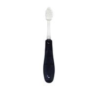 RADIUS Tour Brosse de voyage et étui avec tête de brosse remplaçable ADA pour améliorer la santé des gencives - Fumé - Lot de 1