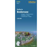 L'équipe Bikeline – Carte vélo Bodensee (BW08) : Bregenz - Konstanz - Lindau – Broché