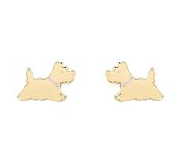 Radley Blair Boucles d’oreilles Scottie Dog en plaqué or 18 carats RYJ1336S