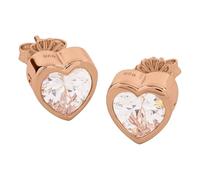 Radley Boucles d’oreilles en argent sterling plaqué or rose 18 carats RYJ1302