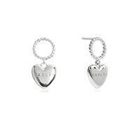 Radley Boucles d'oreilles pendantes en forme de cœur plaqué argent
