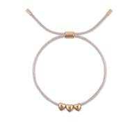 RADLEY Bracelet d'amitié plaqué or rose 18 carats avec cordon rose en forme de cœur