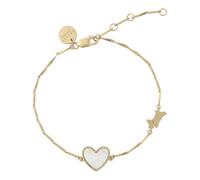 Radley dames 18 carats nacre coeur plaqué or bracelet RYJ3372