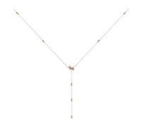 Radley dames 18 carats plaqué or rose perlé Lariot saut chien collier RYJ2393S