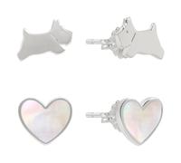 Radley dames en argent sterling nacre twin pack boucles d’oreilles RYJ1425