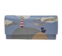 RADLEY Lighthouse Grand portefeuille à rabat Bleu fumé, Noir , L, flapover