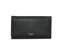 RADLEY London Alba Place Grand portefeuille à rabat en cuir grainé pour femme Noir