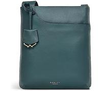 RADLEY London Anniversary Camden Collection Sac à bandoulière en cuir vert foncé avec poches Icon Taille M