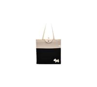 RADLEY London Bishops Lane Sac de courses pliable en tissu recyclé pour femme Noir/crème