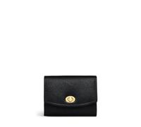RADLEY London Carpenter Yard Portefeuille à rabat en cuir pour femme Taille M, noir, Compacte