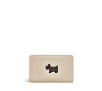 RADLEY London Heritage Portefeuille à deux volets en cuir pour femme Gris tourterelle Taille M, gris tourterelle, M, Classique