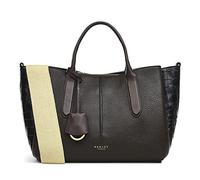 Radley London Hillgate Place Cartable imitation crocodile Taille M, Dark Oak