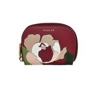 RADLEY London Liverpool Street 2.0 Portefeuille à deux volets Motif floral abstrait Taille M, canneberge, Portefeuille à deux volets
