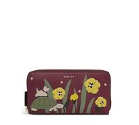 RADLEY London Midnight Wanderer Grand porte-monnaie en cuir avec fermeture éclair pour femme Porcini, Cerise