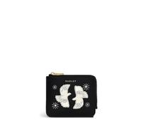 RADLEY London Petit sac à main en cuir avec fermeture éclair pour femme Motif tourterelles Noir