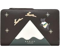 Radley London Portefeuille à deux volets en cuir pour femme Marron chêne foncé Taille M