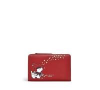 RADLEY London Portefeuille à deux volets en cuir pour femme Motif Joker Rouge Poinsettia