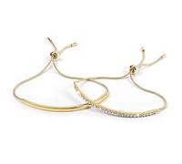 RADLEY Lot de 2 bracelets d'amitié plaqués or 18 carats et bracelet d'amitié lisse