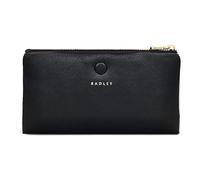 RADLEY - Noir - Portefeuille en cuir rembourré Mallow Street - Design élégant à deux volets avec 10 emplacements pour cartes, poche zippée pour pièces de monnaie, section pour billets et clous
