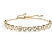 Radley Radley 18ct Pale Gold Tone Heart Stone Set Bracelet