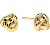 Radley Radley Metallic Radley 18ct Gold Plated Sterling Silver Twist Earrings