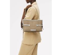 Radley Radley Pochette marron en raphia Medium Fleet Street