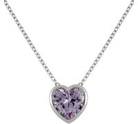 Radley Radley Purple Ladies Light Amethyst Heart Necklace