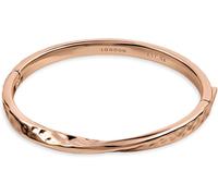 Radley Radley Rose Gold 18ct Gold Plated Hammer Effect Bangle