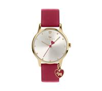 RADLEY Ry2920A Montre pour femme avec bracelet en cuir et breloque cœur, canneberge