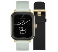 RADLEY RYS20-2126-SET Series 20 Montre connectée avec Bracelet Interchangeable en Silicone et Cuir d'eucalyptus Noir, Eucalyptus et Noir, Moderne